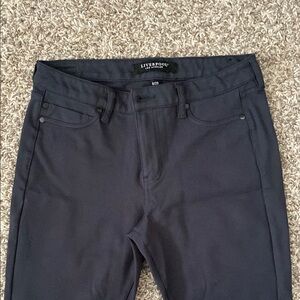 Liverpool Charcoal Grey ankle pants with Stretch